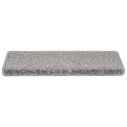 Trappmattor 20 st 65x21x4 cm grå rektangulär kant