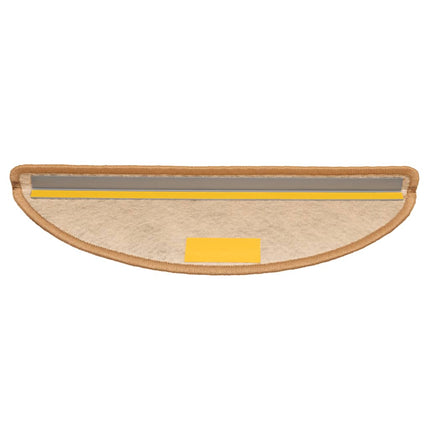 Trappmattor självhäftande sisal-look 30 st 56x17x3 cm sisal