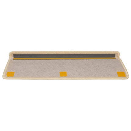 Trappmattor självhäftande sisal-look 30 st 65x21x4 cm Berber