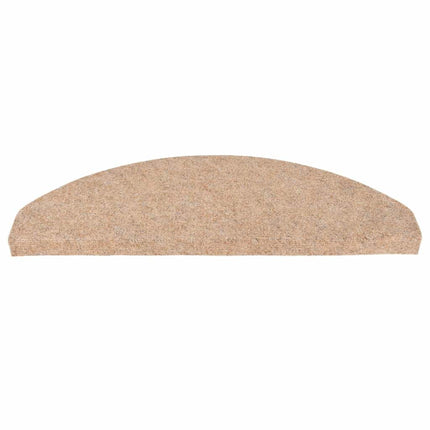 Trappmattor självhäftande 20 st beige 65x22,5x3,5 cm