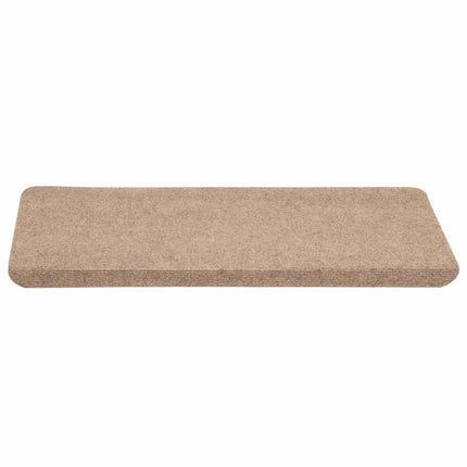 Trappmattor självhäftande 30 st beige 65x24,5x3,5 cm