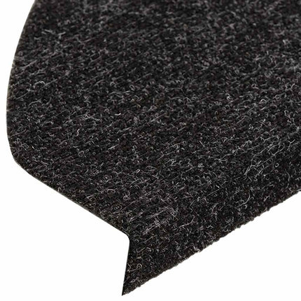 Trappmattor självhäftande 30 st svart 56x17x3 cm