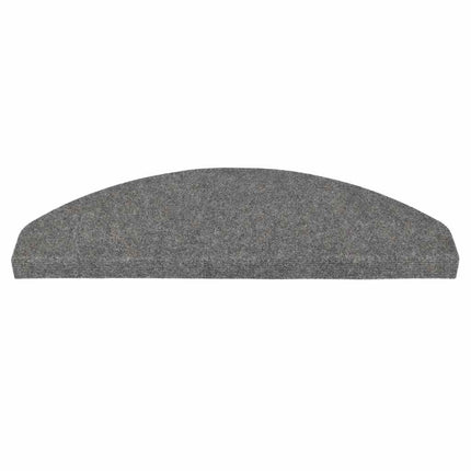 Trappmattor självhäftande 20 st grå 65x22,5x3,5 cm