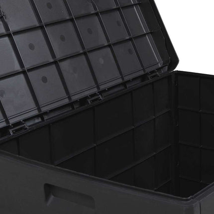 Trädgårdsförvaringslåda Antracit 77,5 x 54,5 x 53 cm Plast