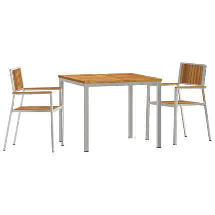 Utomhusmatbord 3 st 90 x 90 x 75 cm
