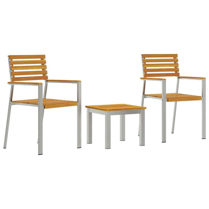 Trädgårdsmöbelset 3 pcs Brun