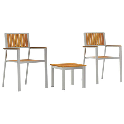 Trädgårdsmöbelset 3 pcs Brun