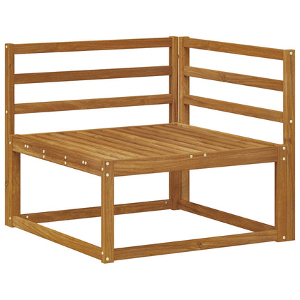 Utomhussoffset 6 pcs Naturlig Massivt Akaciaträ