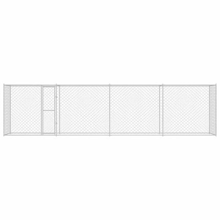 Hundbur Silver 800 x 200 x 200 cm Galvaniserat Stål