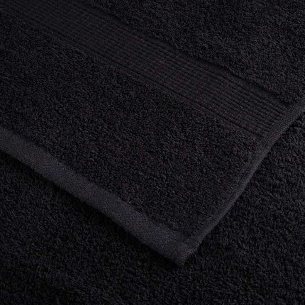 Gästhandduk SOLUND 25 pcs Svart 70 x 140 cm 550 gsm
