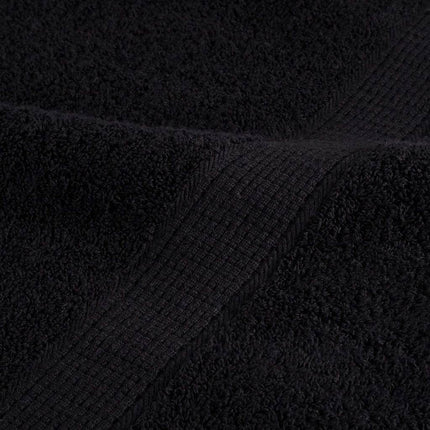 Gästhandduk SOLUND 25 pcs Svart 100 x 200 cm 550 gsm