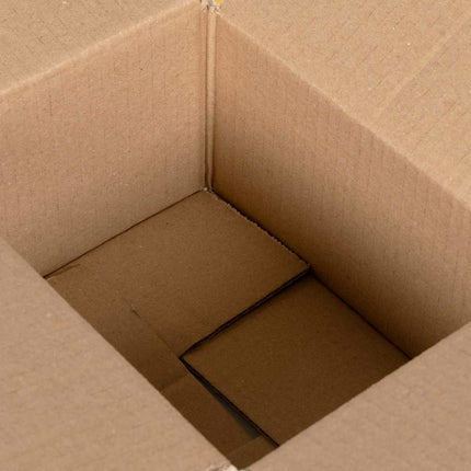 Vikbar låda 50 pcs Naturfärg 20 x 15 x 10 cm Kartong