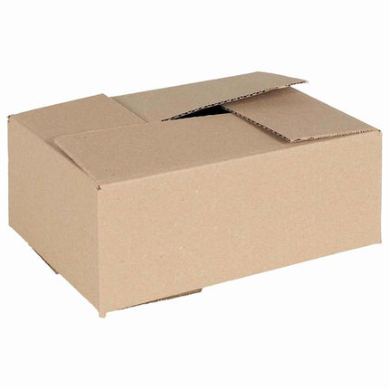 Vikbar låda 50 pcs Naturfärg 25 x 17,5 x 10 cm Kartong