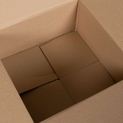 Vikbar låda 50 pcs Naturfärg 30 x 30 x 15 cm Kartong