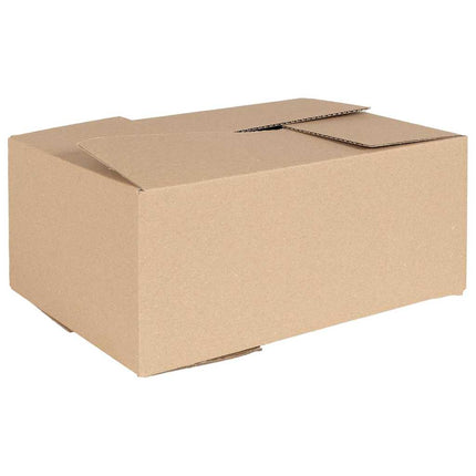 Vikbar låda 50 pcs Naturfärg 35 x 24 x 15 cm Kartong