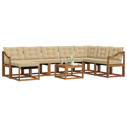 Utomhussoffset 9 st Naturlig och Beige
