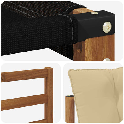 Utomhussoffset med kudde 8 pcs Naturlig och Beige