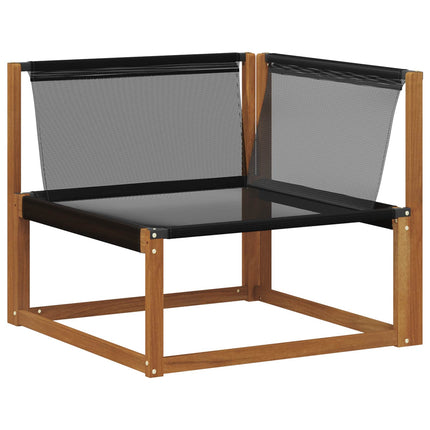 Utomhussoffset med kudde 6 pcs Naturlig och Ljus Grå