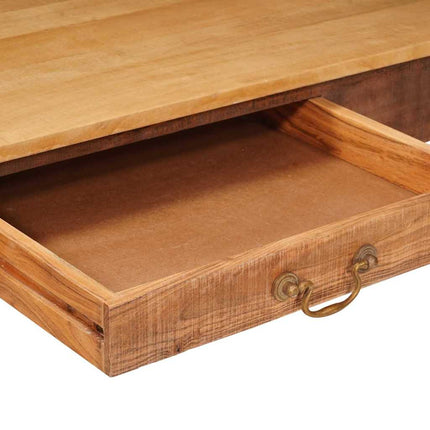 Kaffeebord med låda Brun 110 x 55 x 40 cm Massivt mangoträ