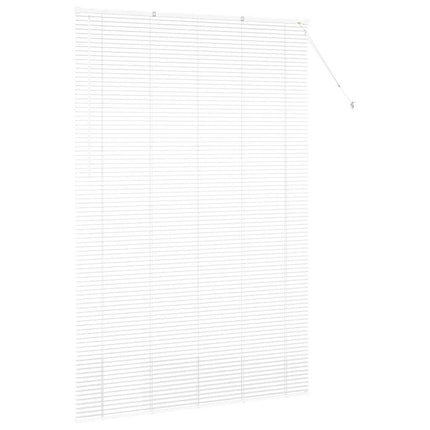Persienner Vit 220 x 140 cm Aluminium