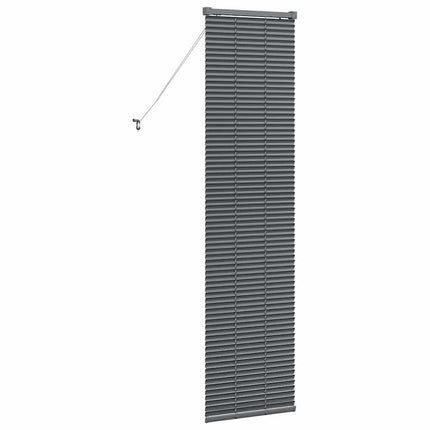 Persienner Mörkgrå 175 x 45 cm Aluminium