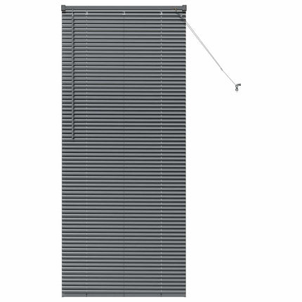 Persienner Mörkgrå 175 x 75 cm Aluminium