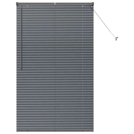 Persienner Mörkgrå 175 x 105 cm Aluminium