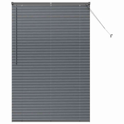 Persienner Mörkgrå 175 x 110 cm Aluminium