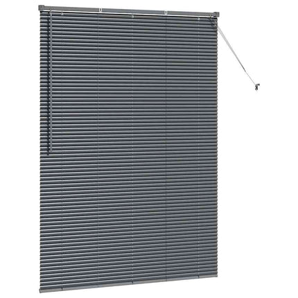 Persienner Mörkgrå 175 x 130 cm Aluminium