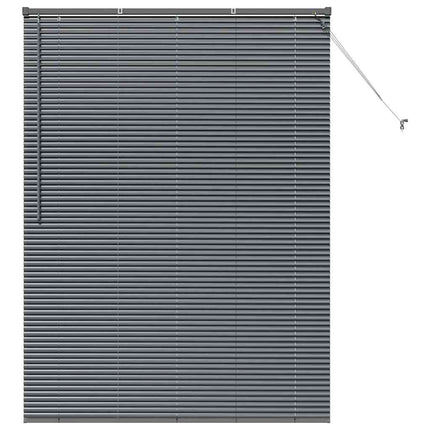 Persienner Mörkgrå 175 x 135 cm Aluminium