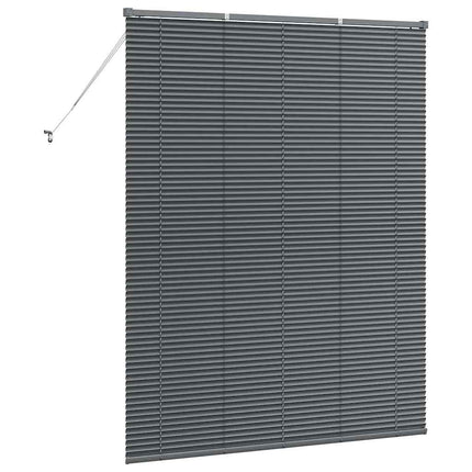 Persienner Mörkgrå 175 x 150 cm Aluminium