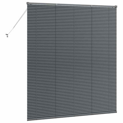 Persienner Mörkgrå 175 x 155 cm Aluminium