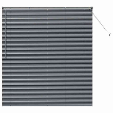 Persienner Mörkgrå 175 x 160 cm Aluminium