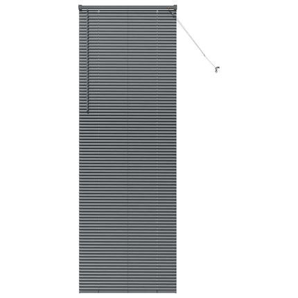 Persienner Mörkgrå 220 x 75 cm Aluminium