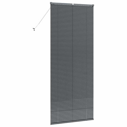 Persienner Mörkgrå 220 x 90 cm Aluminium