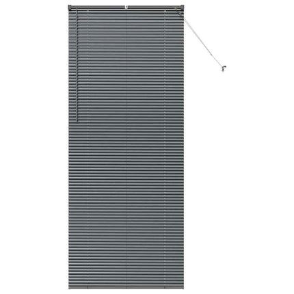 Persienner Mörkgrå 220 x 95 cm Aluminium