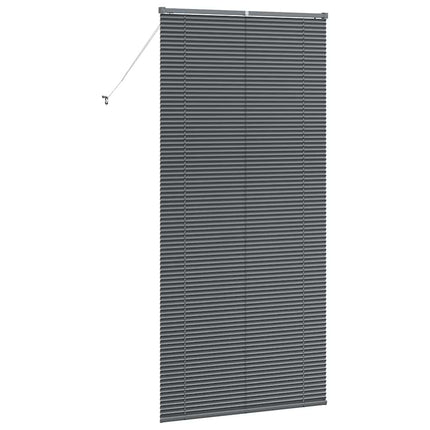 Persienner Mörkgrå 220 x 100 cm Aluminium