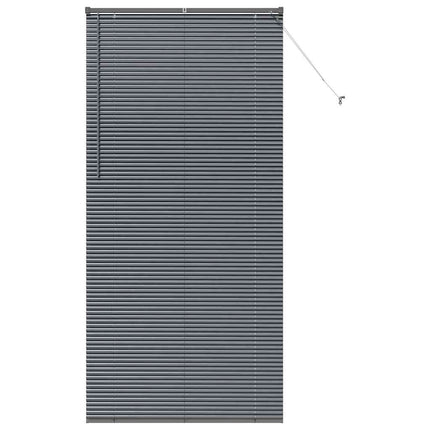 Persienner Mörkgrå 220 x 100 cm Aluminium
