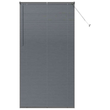 Persienner Mörkgrå 220 x 120 cm Aluminium