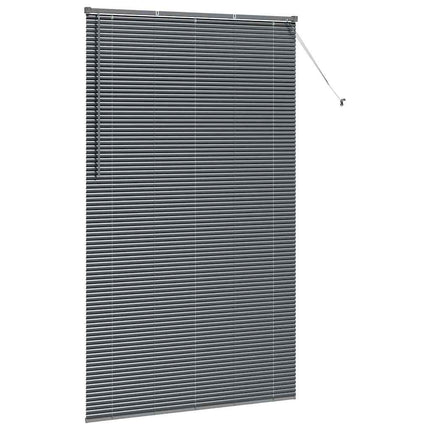 Persienner Mörkgrå 220 x 125 cm Aluminium