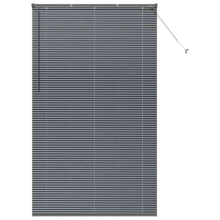 Persienner Mörkgrå 220 x 135 cm Aluminium