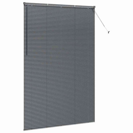 Persienner Mörkgrå 220 x 140 cm Aluminium