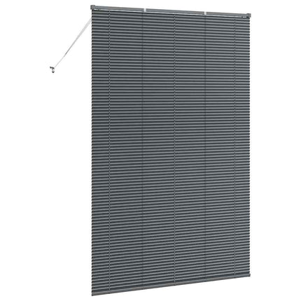Persienner Mörkgrå 220 x 140 cm Aluminium