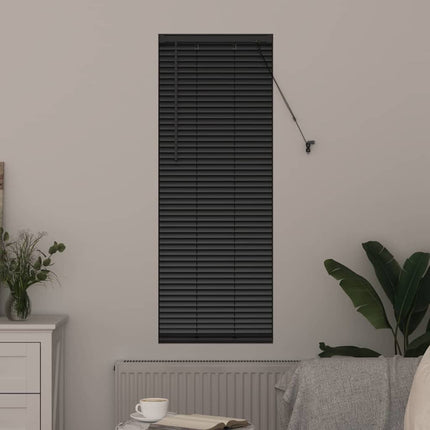 Persienner Svart 130 x 40 cm Aluminium
