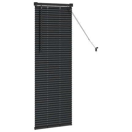 Persienner Svart 130 x 50 cm Aluminium