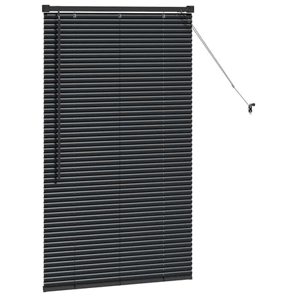 Persienner Svart 130 x 70 cm Aluminium