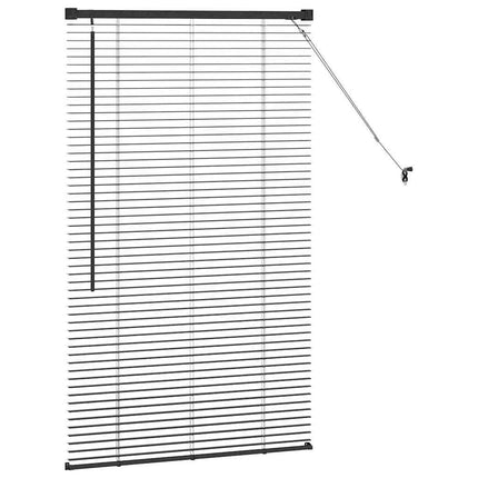Persienner Svart 130 x 75 cm Aluminium