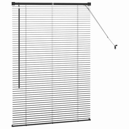 Persienner Svart 130 x 85 cm Aluminium