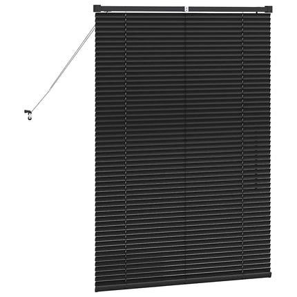 Persienner Svart 130 x 85 cm Aluminium