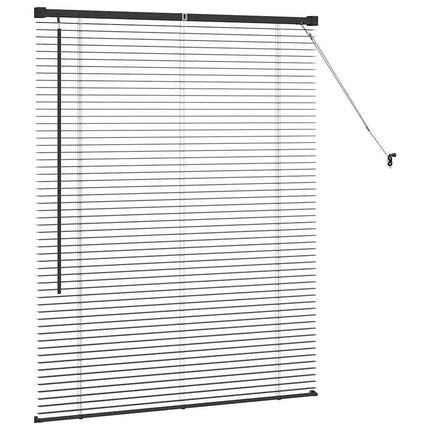 Persienner Svart 130 x 100 cm Aluminium